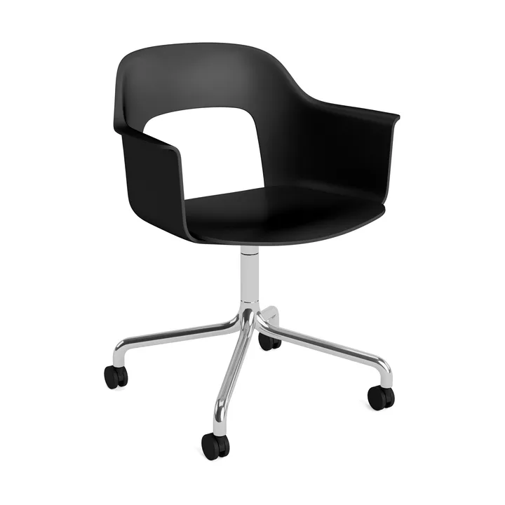 Layout Armchair 261 fauteuil - Zwart-gepolijst aluminium - HAY