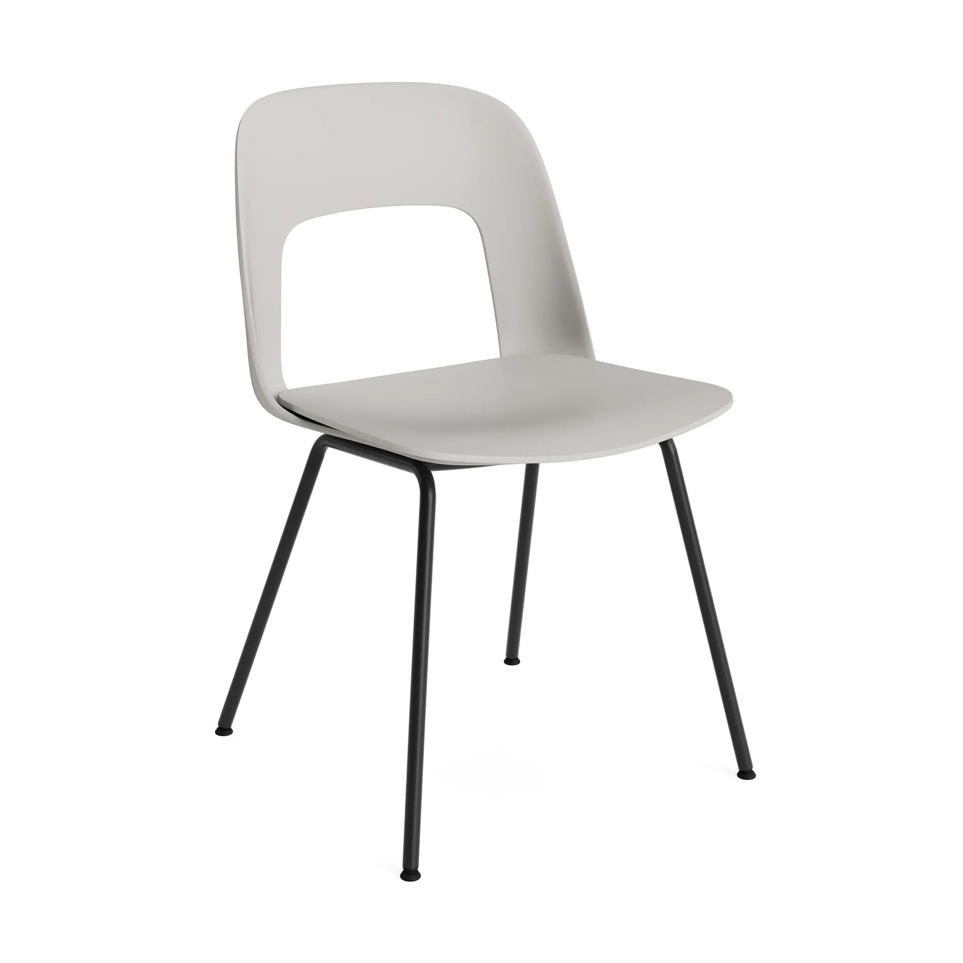 Layout Chair 111 stoel, Hemelgrijs-zwart HAY