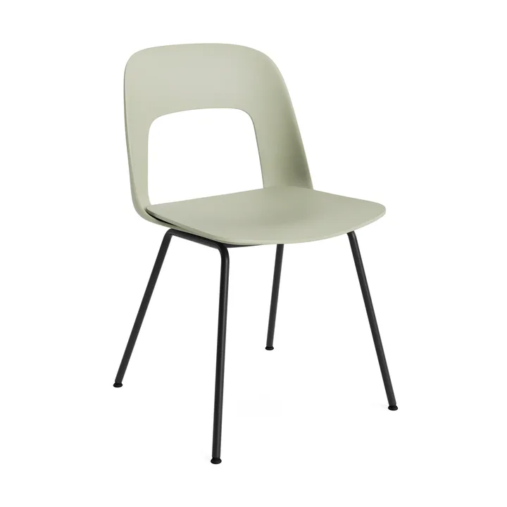 Layout Chair 111 stoel - Pastelgroen-zwart - HAY