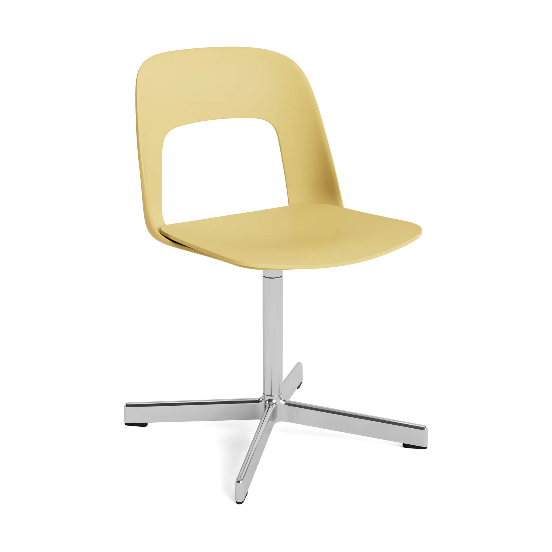 Layout Chair 131 stoel, Biscotti-gepolijst aluminium HAY