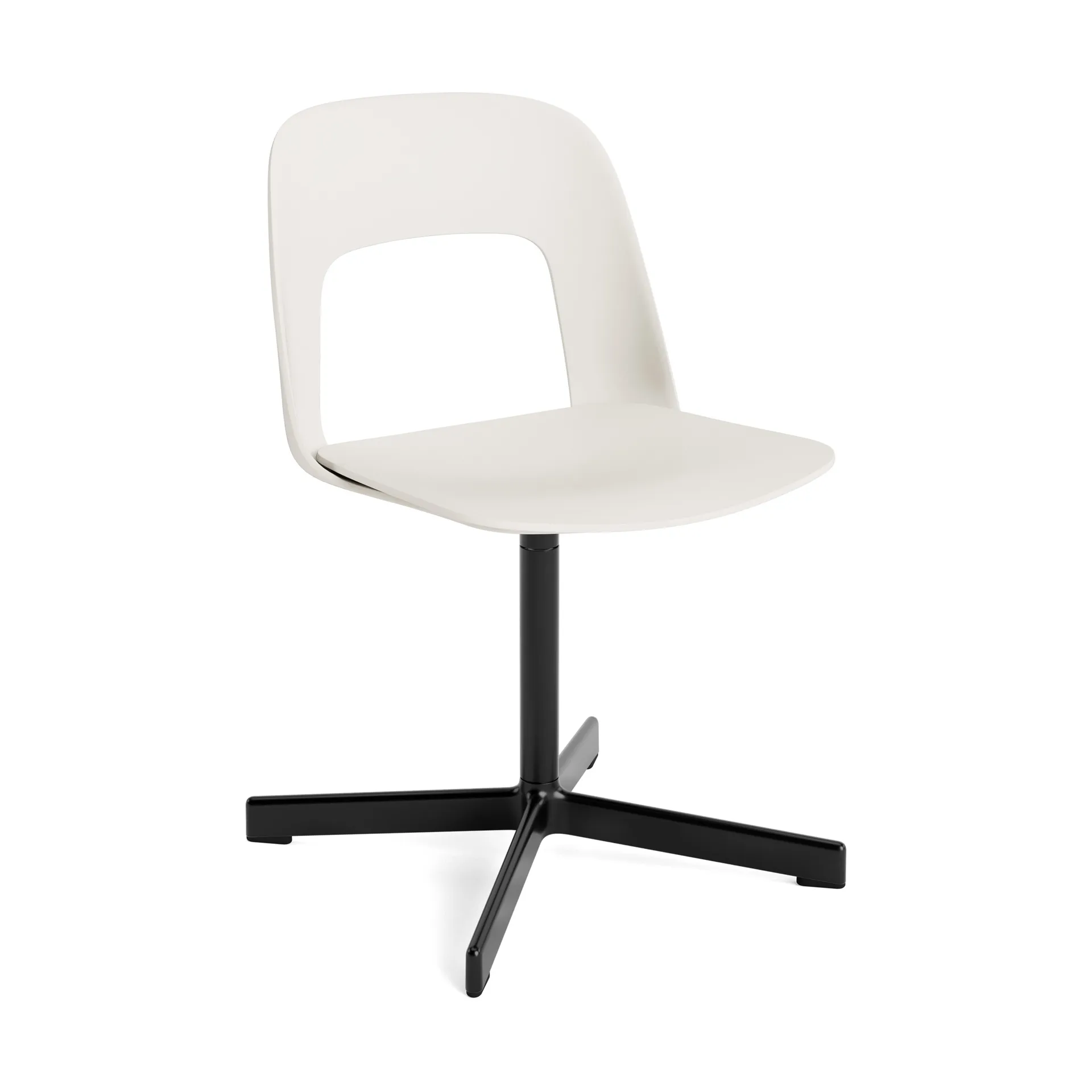 Layout Chair 131 stoel, Crèmewit-zwart HAY