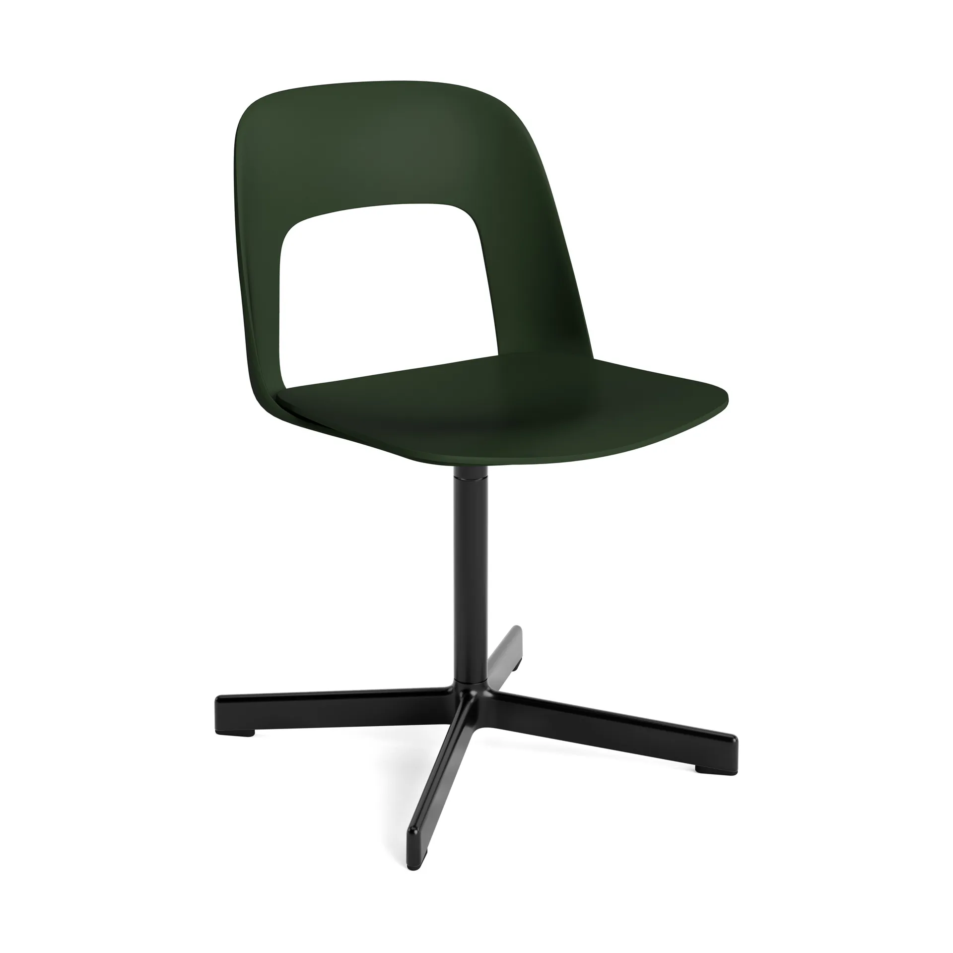 Layout Chair 131 stoel, Flessengroen-zwart HAY