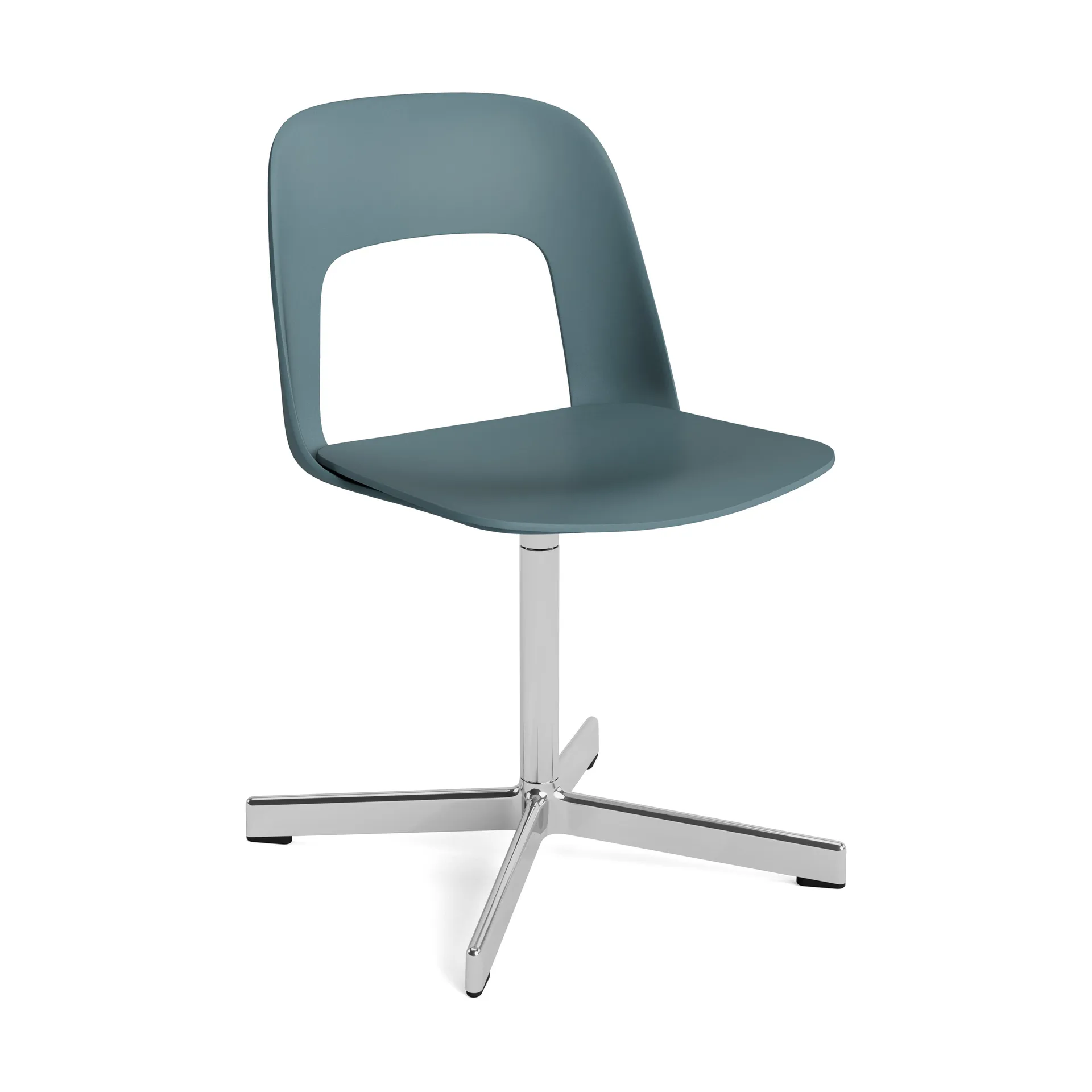 Layout Chair 131 stoel, Ocean-gepolijst aluminium HAY
