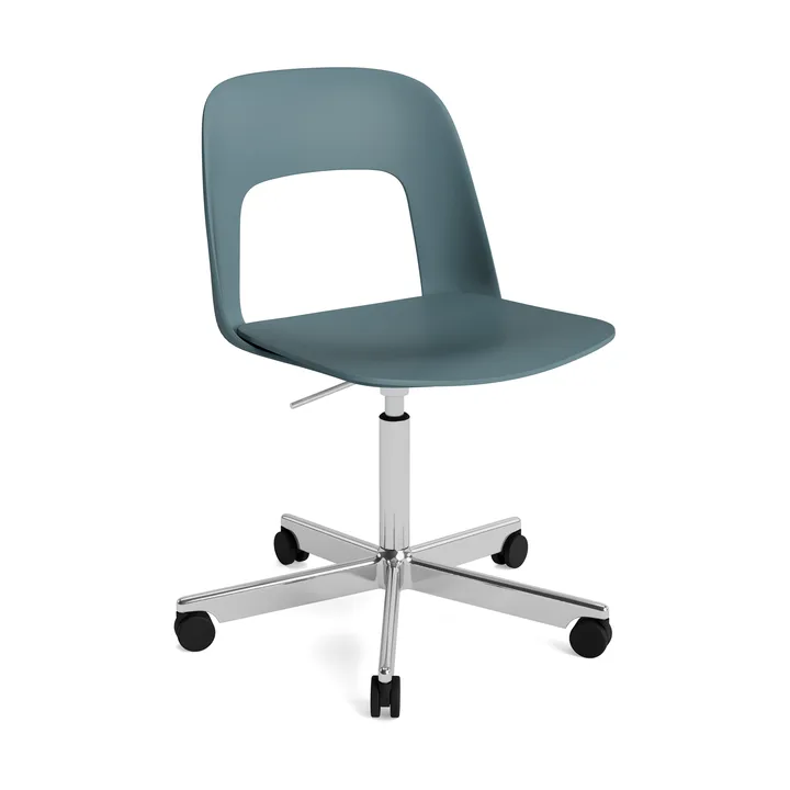 Layout Chair 141 stoel - Ocean-gepolijst aluminium - HAY