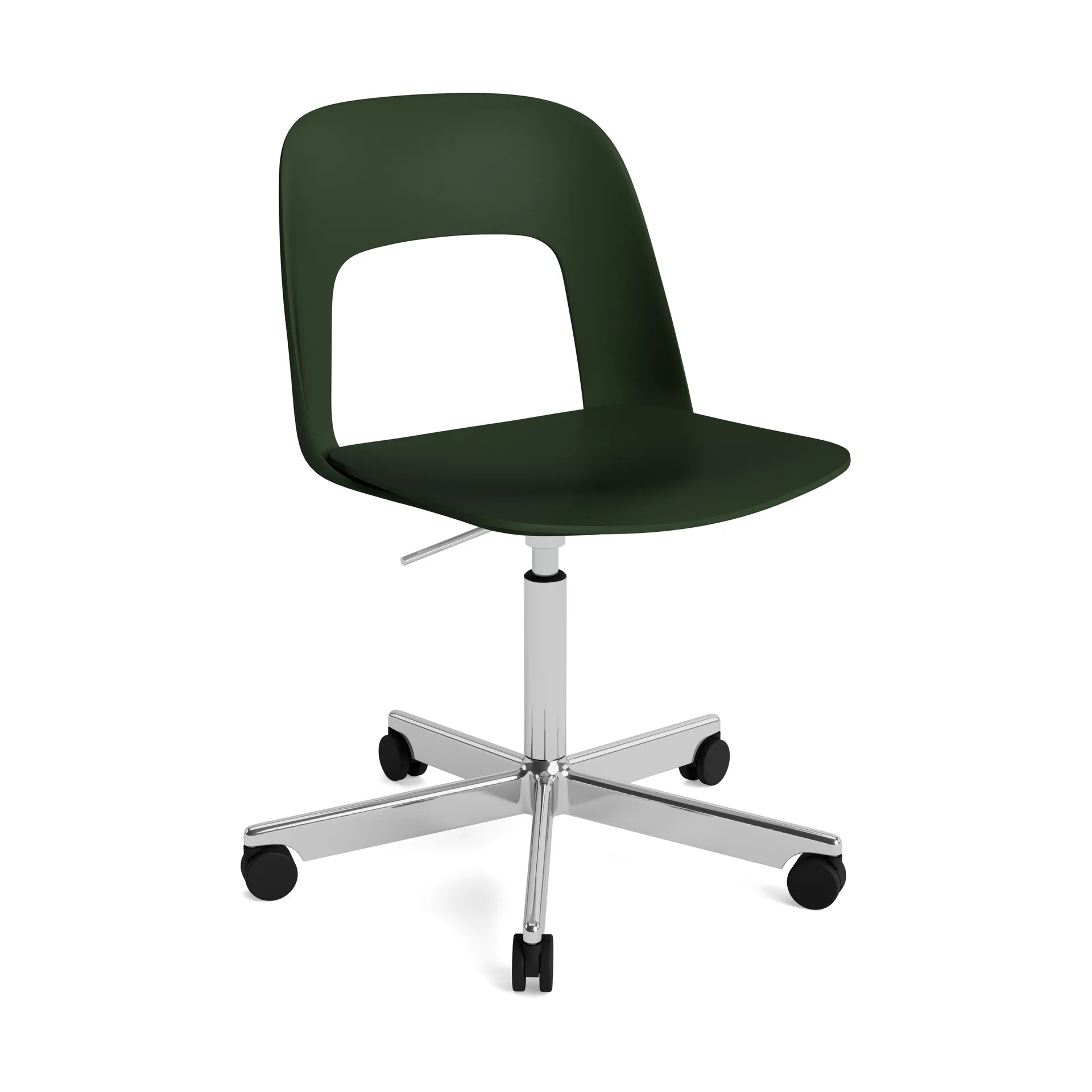 Layout Chair 141 stoel, Pastelgroen-gepolijst aluminium HAY