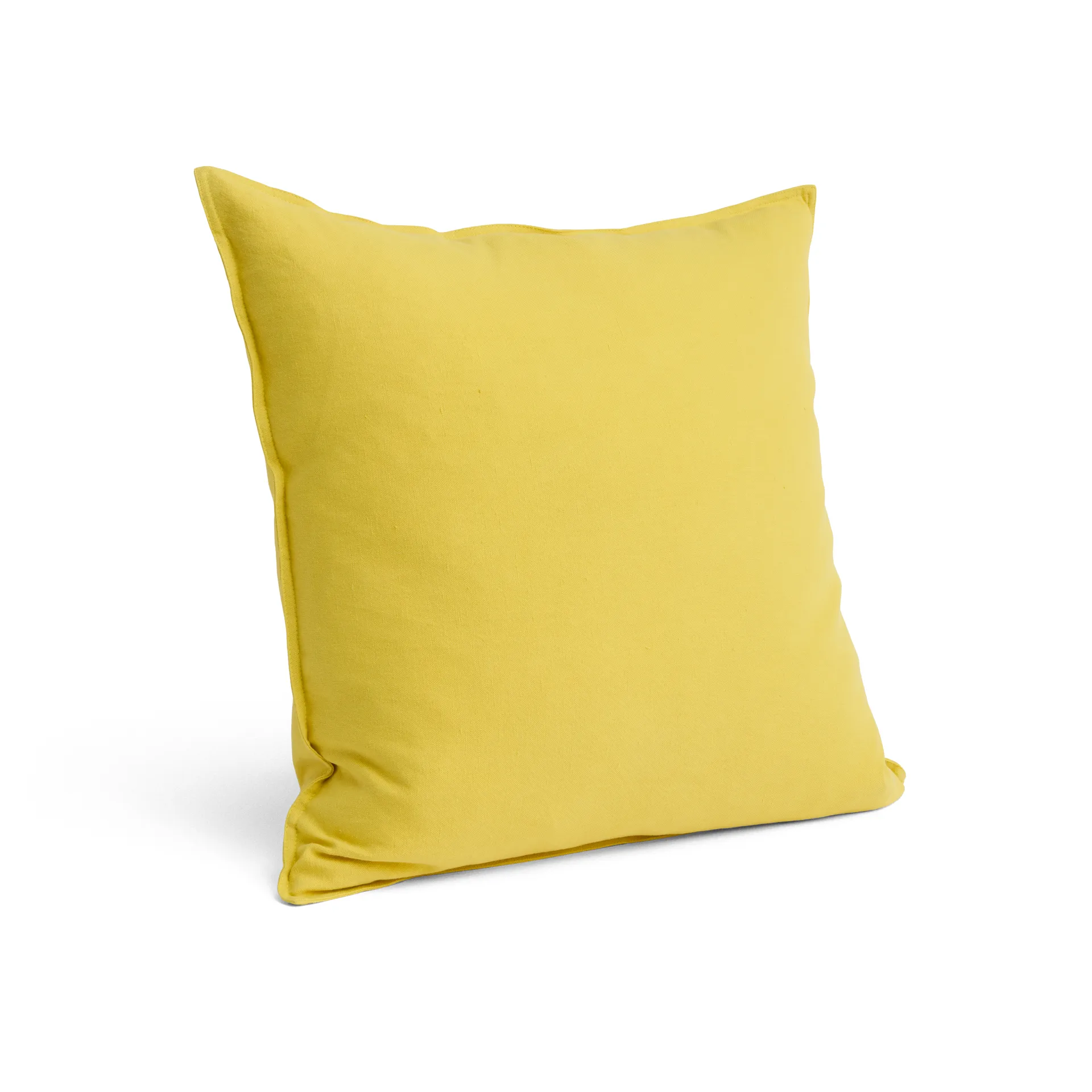 Linen kussen 60x60 cm, Lemon yellow HAY