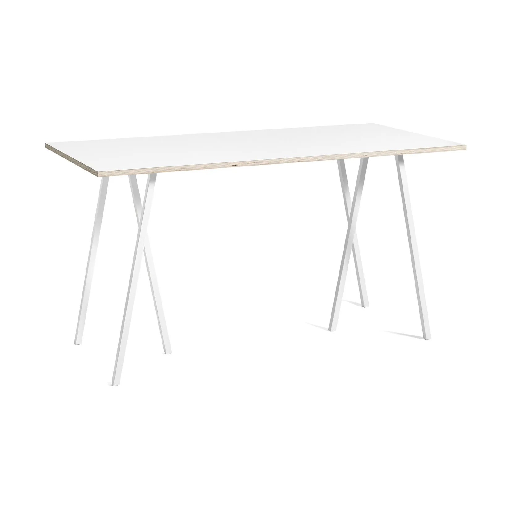 Loop Stand incl. support bartafel 87,5x180 cm, White-white laminate-plywood HAY