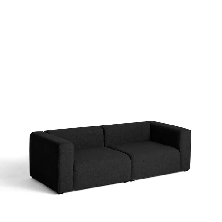 Mags 2,5-zits bank - Stof Hallingdal 65 190 zwart - HAY