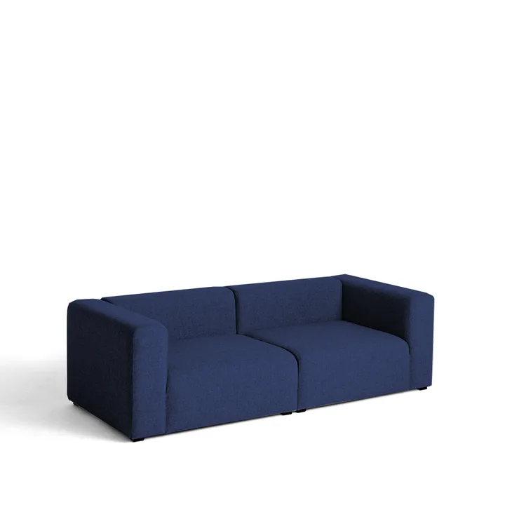 Mags 2,5-zits bank - Stof Hallingdal 65 764 blauw - HAY