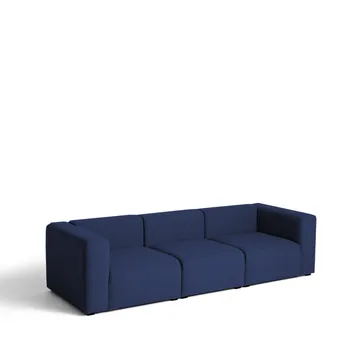 Mags 3-zits bank - Stof Hallingdal 65 764 blauw - HAY