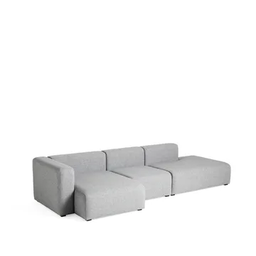 Mags modulaire bank - Stof Hallingdal 130 grijs – links - HAY