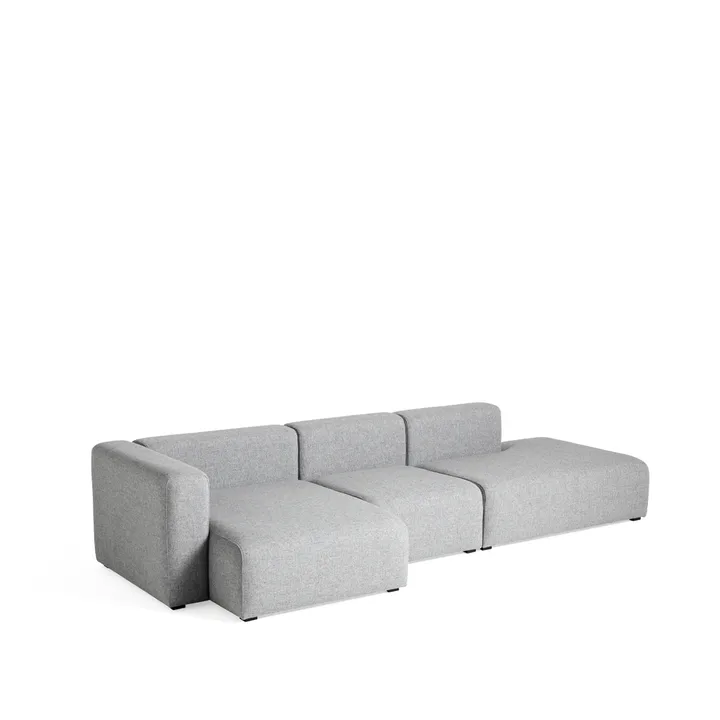 Mags modulaire bank - Stof Hallingdal 130 grijs – links - HAY