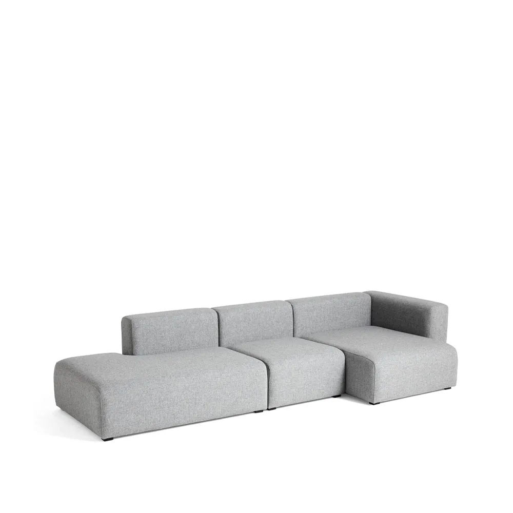 Mags modulaire bank, Stof Hallingdal 130 grijs – rechts HAY
