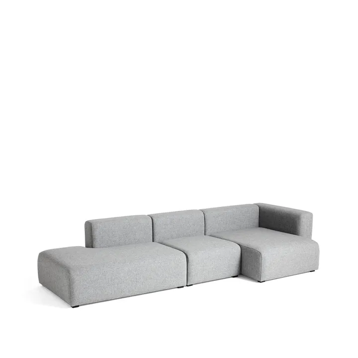 Mags modulaire bank - Stof Hallingdal 130 grijs – rechts - HAY