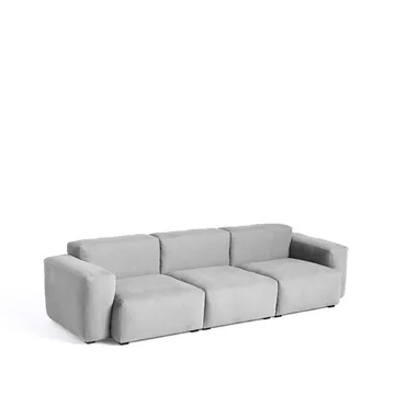 Mags Soft Low 3-zits bank - Linara 443 tweed – ton-sur-ton stiknaad - HAY