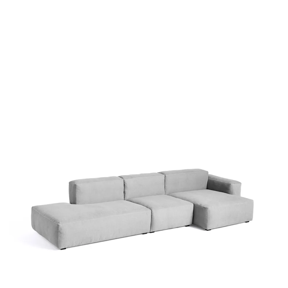Mags Soft Low modulaire bank, Linara 443 tweed – rechts – donkergrijze bies HAY