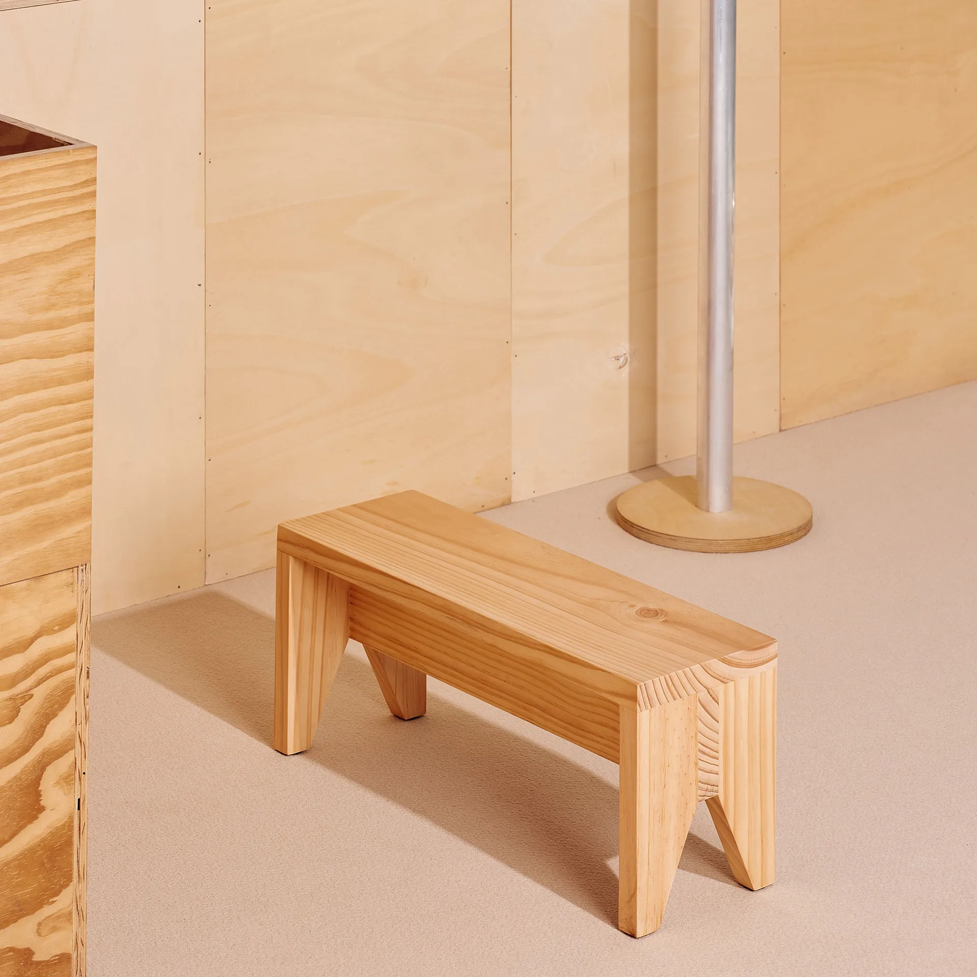 Manolito Long kruk, Natural, 60 cm HAY