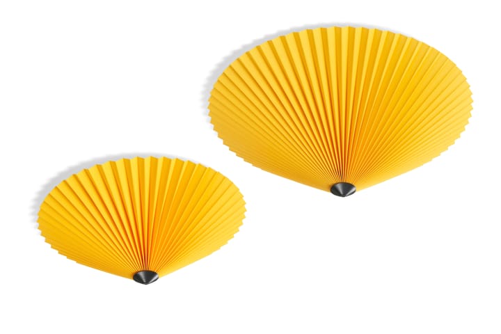 Matin flush mount plafondlamp Ø38 cm, Yellow shade HAY