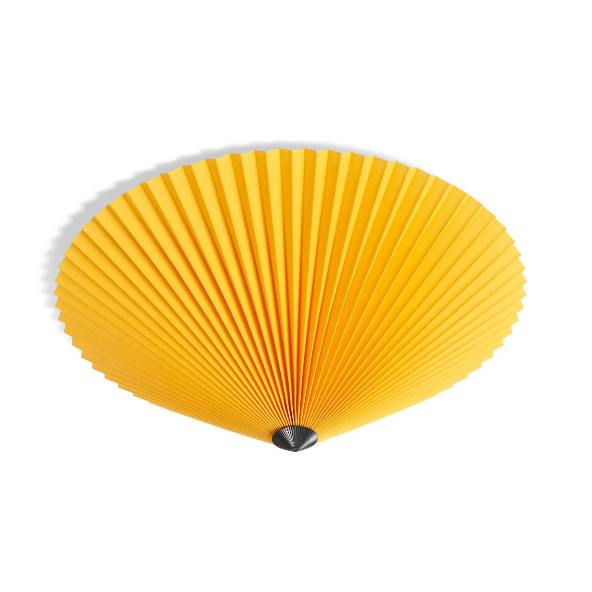 Matin flush mount plafondlamp Ø50 cm, Yellow shade HAY