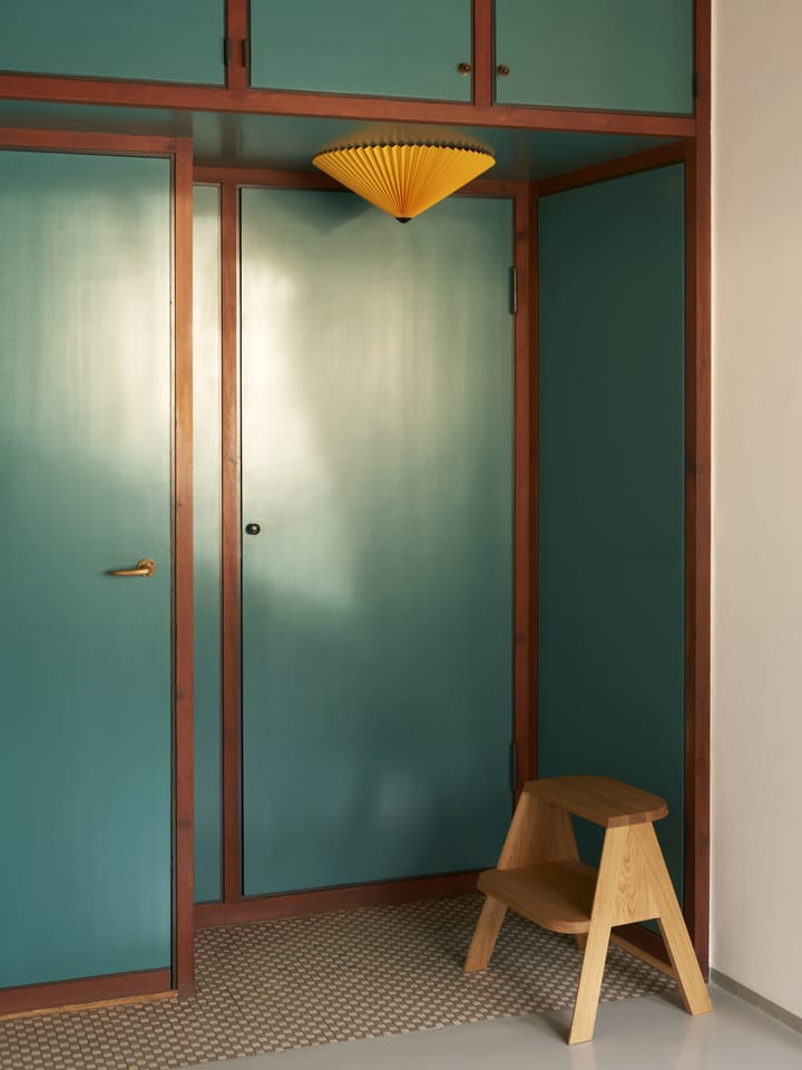 Matin flush mount plafondlamp Ø50 cm, Yellow shade HAY
