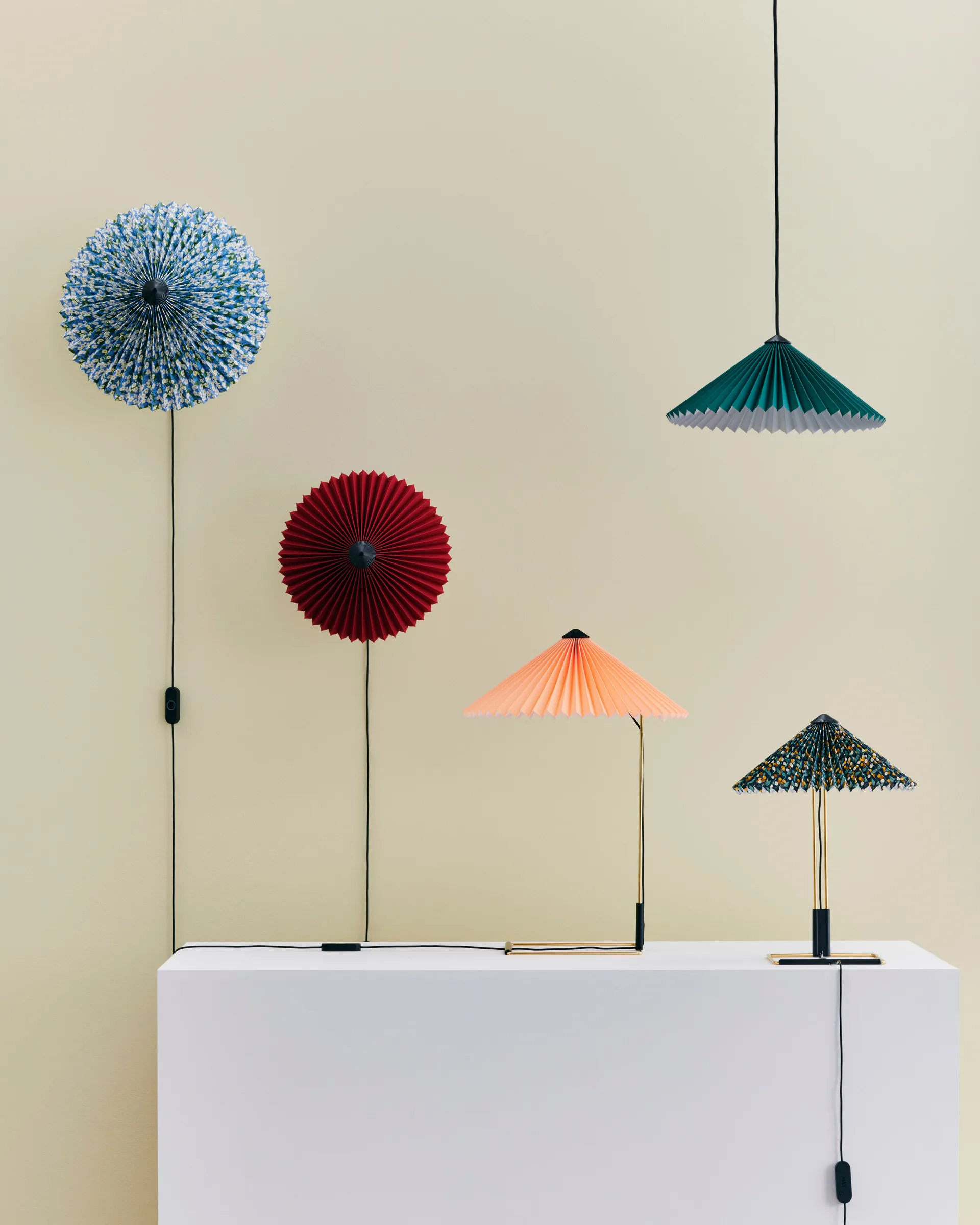 Matin Pendant hanglamp 38x38 cm, Green HAY