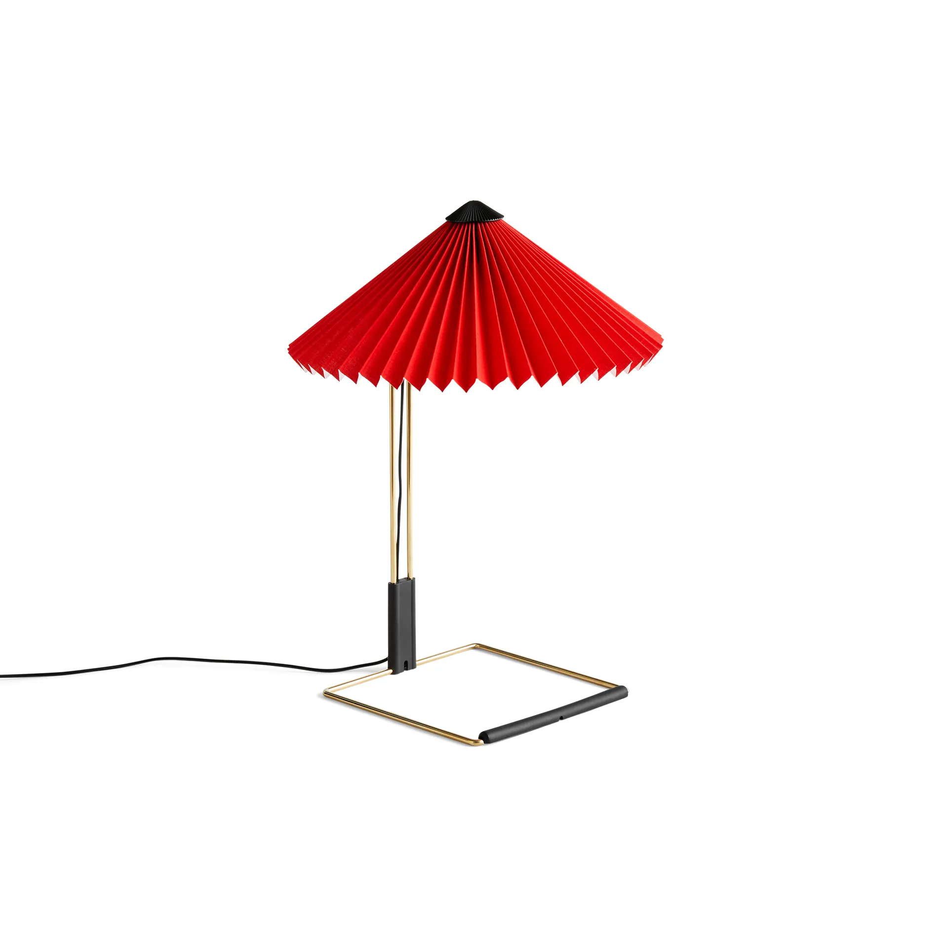 Matin table tafellamp Ø30 cm, Bright red shade HAY