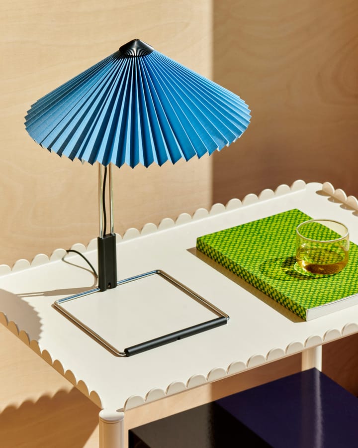 Matin table tafellamp Ø30 cm, Placid blue-steel HAY