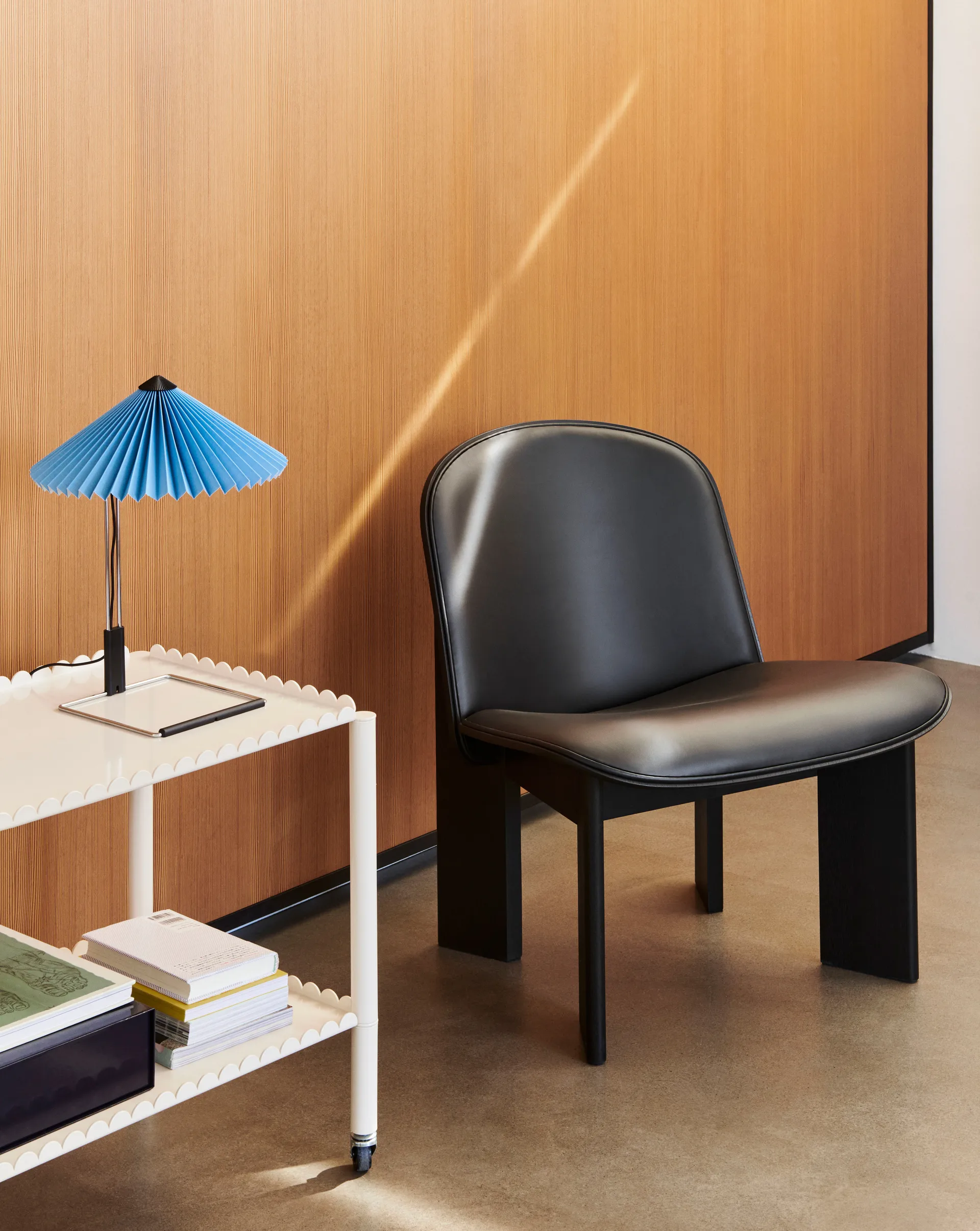 Matin table tafellamp Ø30 cm, Placid blue-steel HAY