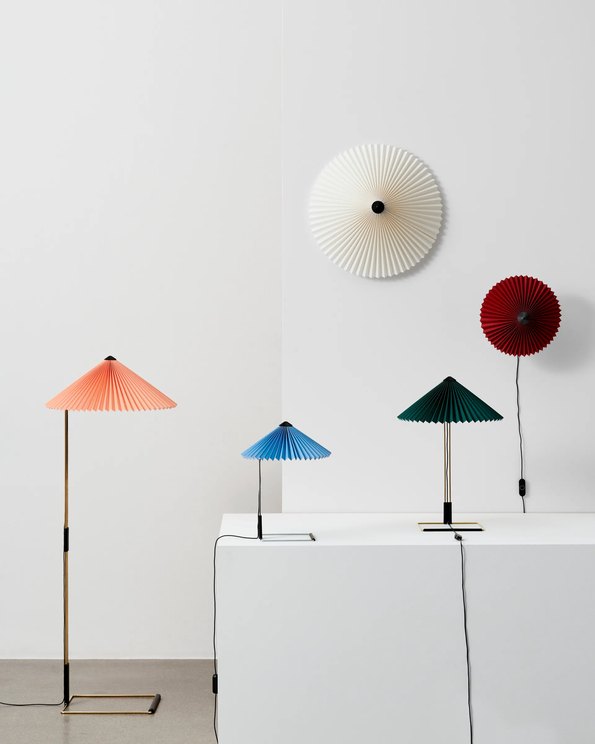 Matin table tafellamp Ø30 cm, Placid blue-steel HAY