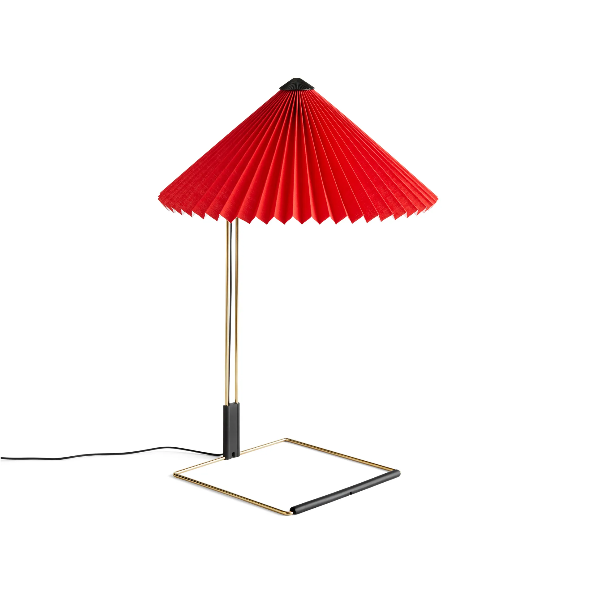 Matin table tafellamp Ø38 cm, Bright red shade HAY