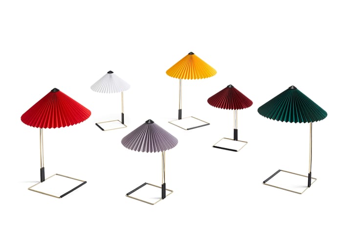Matin table tafellamp Ø38 cm, Bright red shade HAY