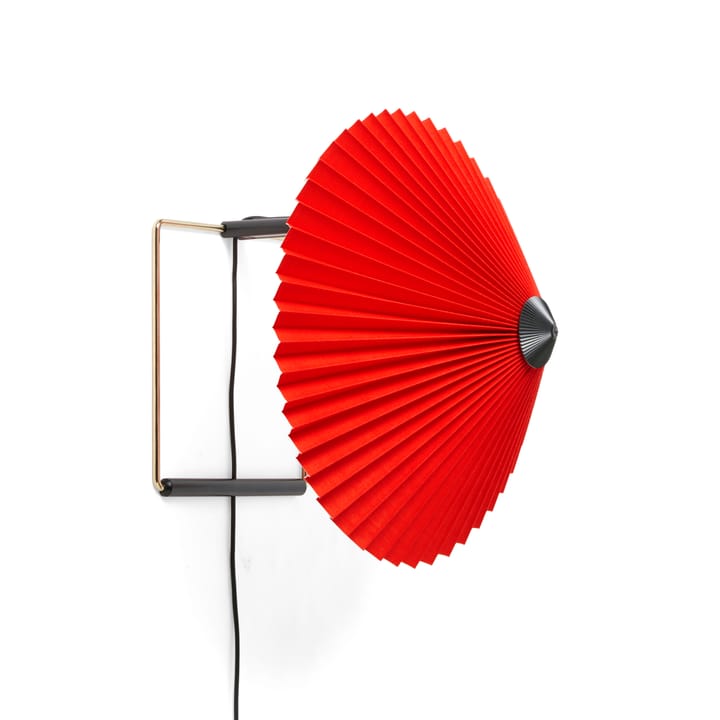 Matin wall muurlamp Ø30 cm - Bright red shade - HAY