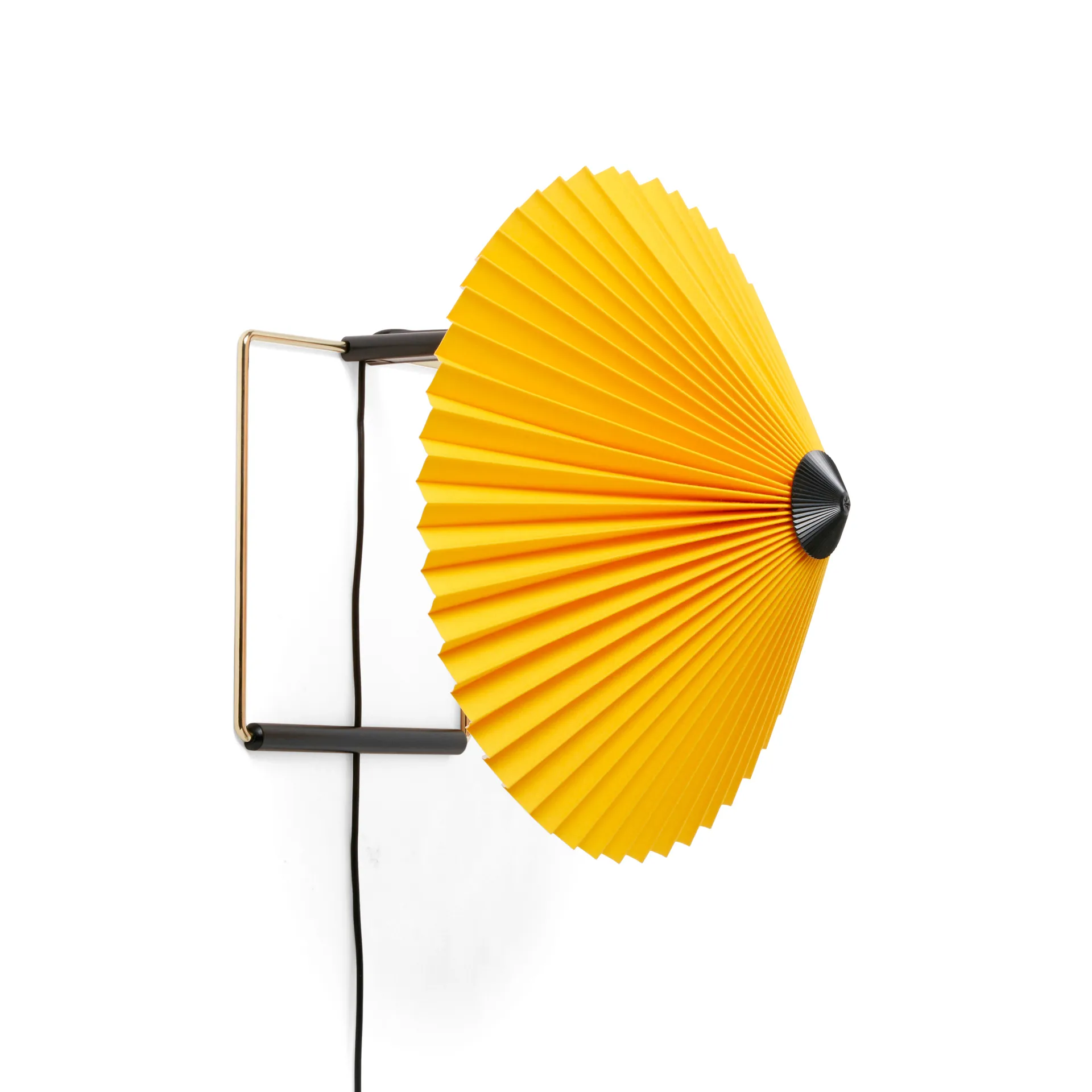 Matin wall muurlamp Ø30 cm, Yellow shade HAY