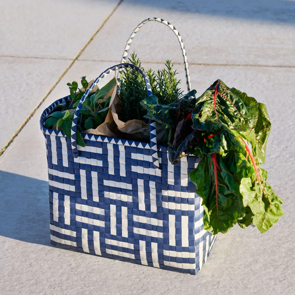 Maxim Bag tas, blue and sand, l HAY