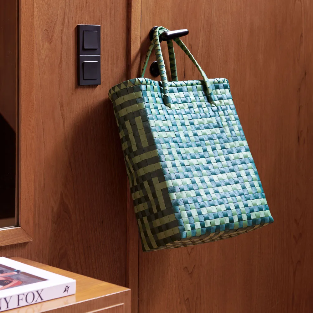 Maxim Bag tas, blue and sand, l HAY