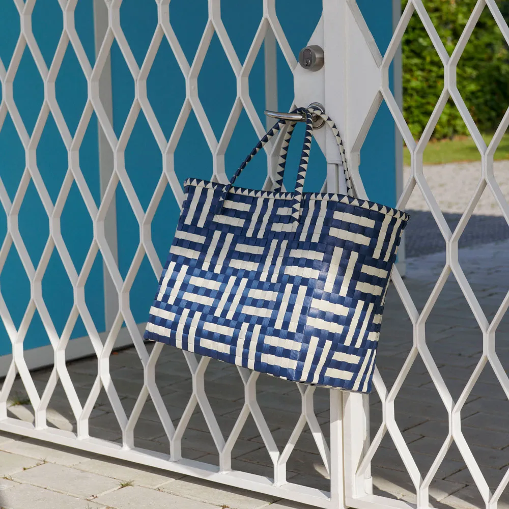 Maxim Bag tas, blue and sand, l HAY