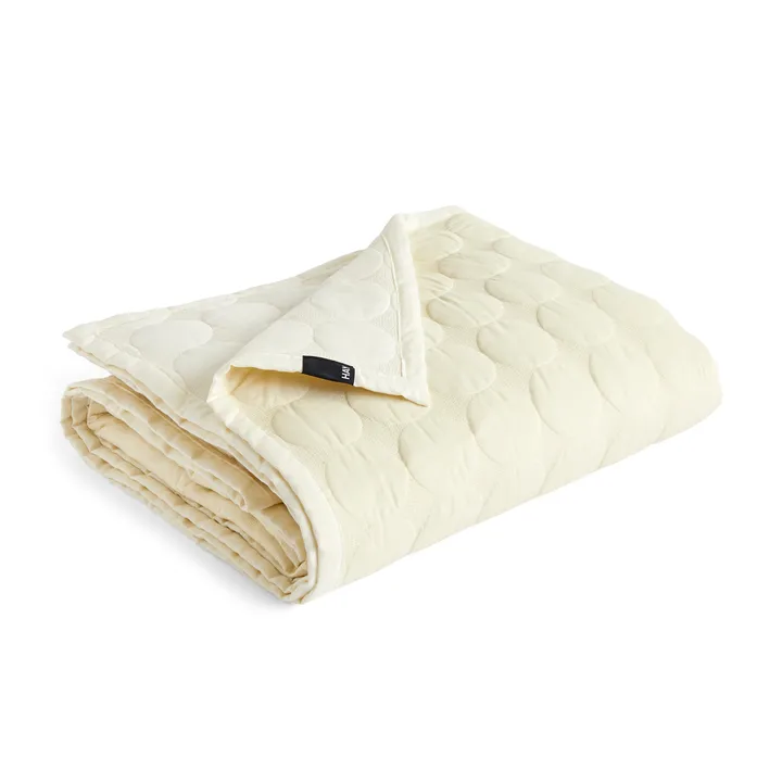Mega Dot bedspreizer organic 195x245 cm - Ivory - HAY