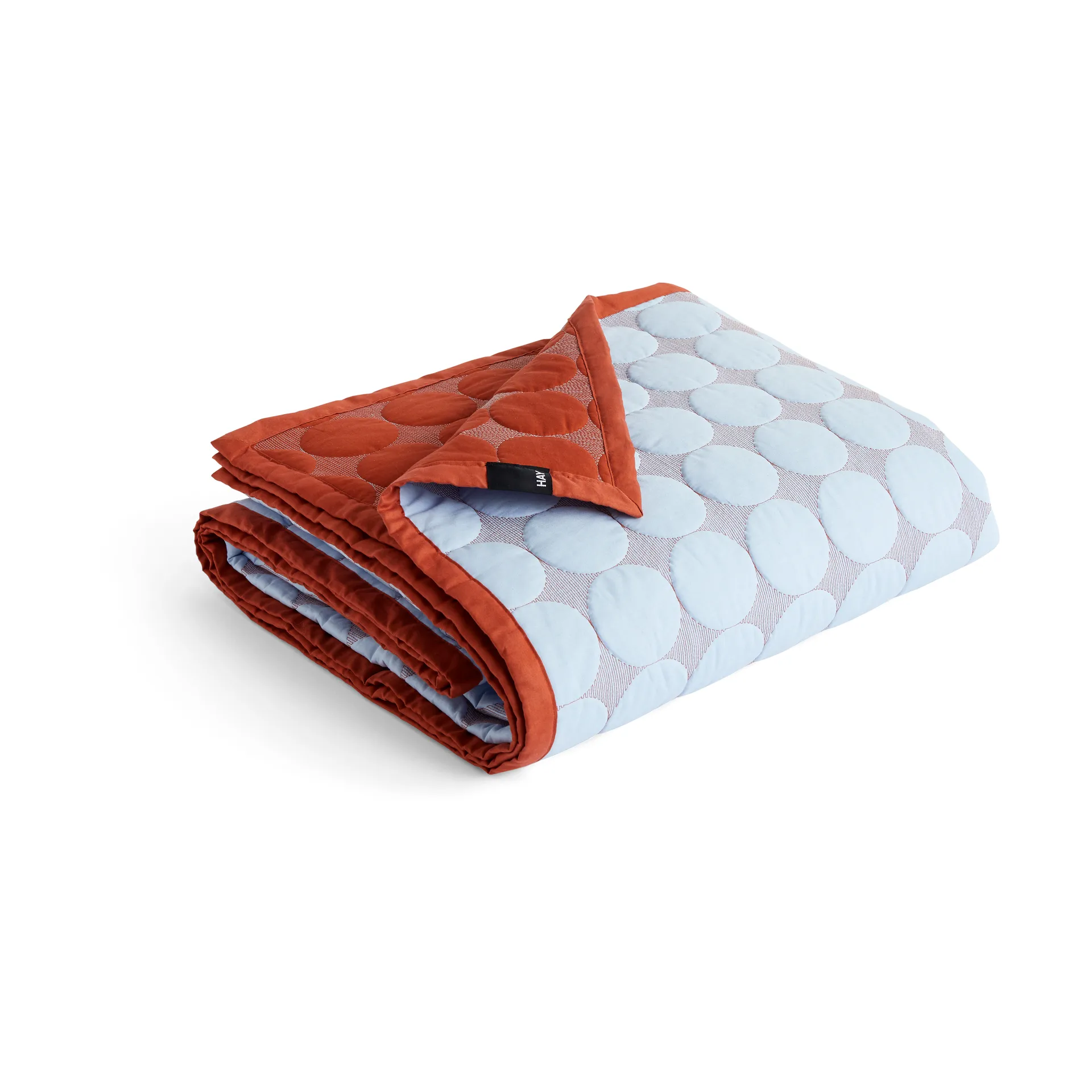 Mega Dot sprei 260x260 cm, Light blue HAY