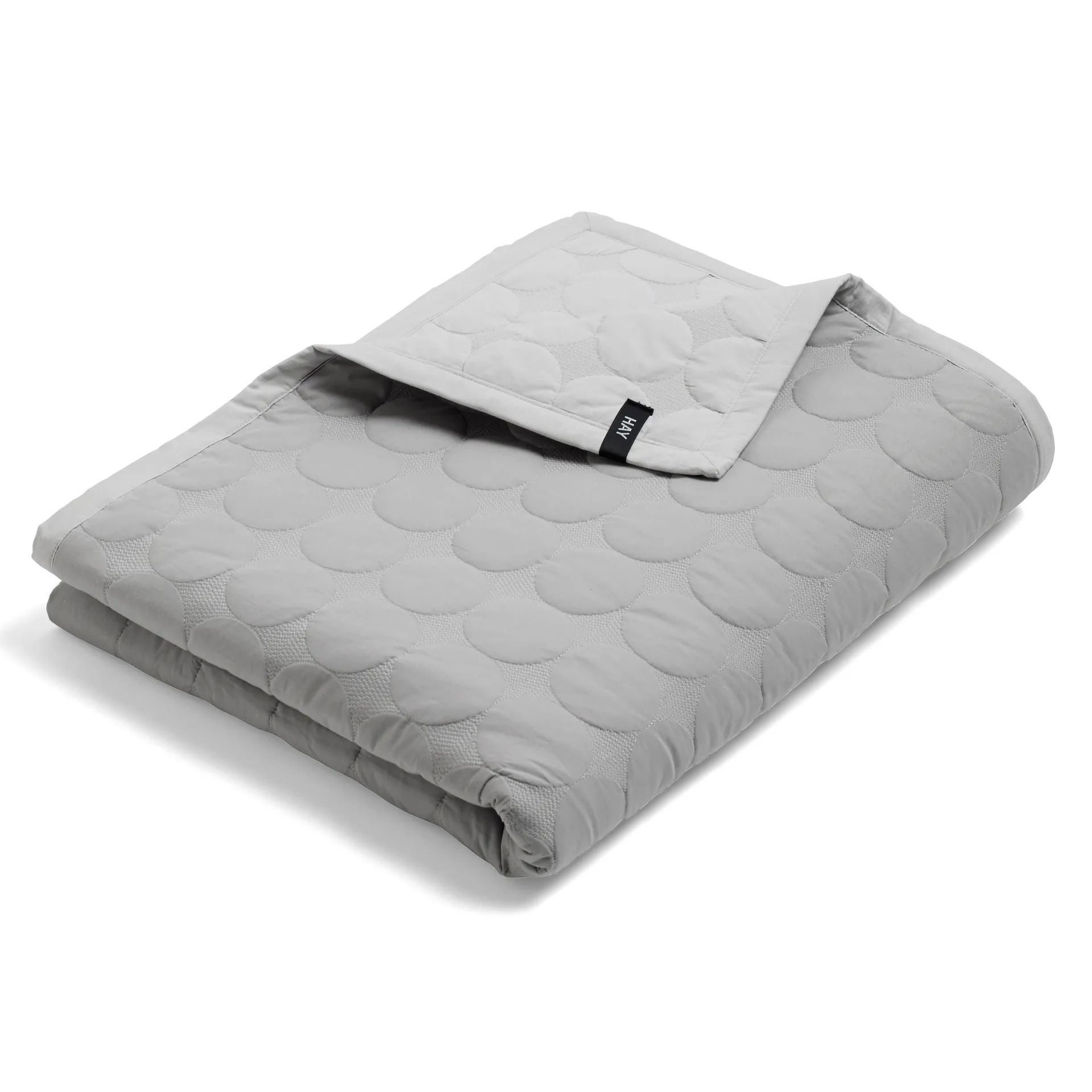 Mega Dot sprei 260x260 cm, Light grey HAY