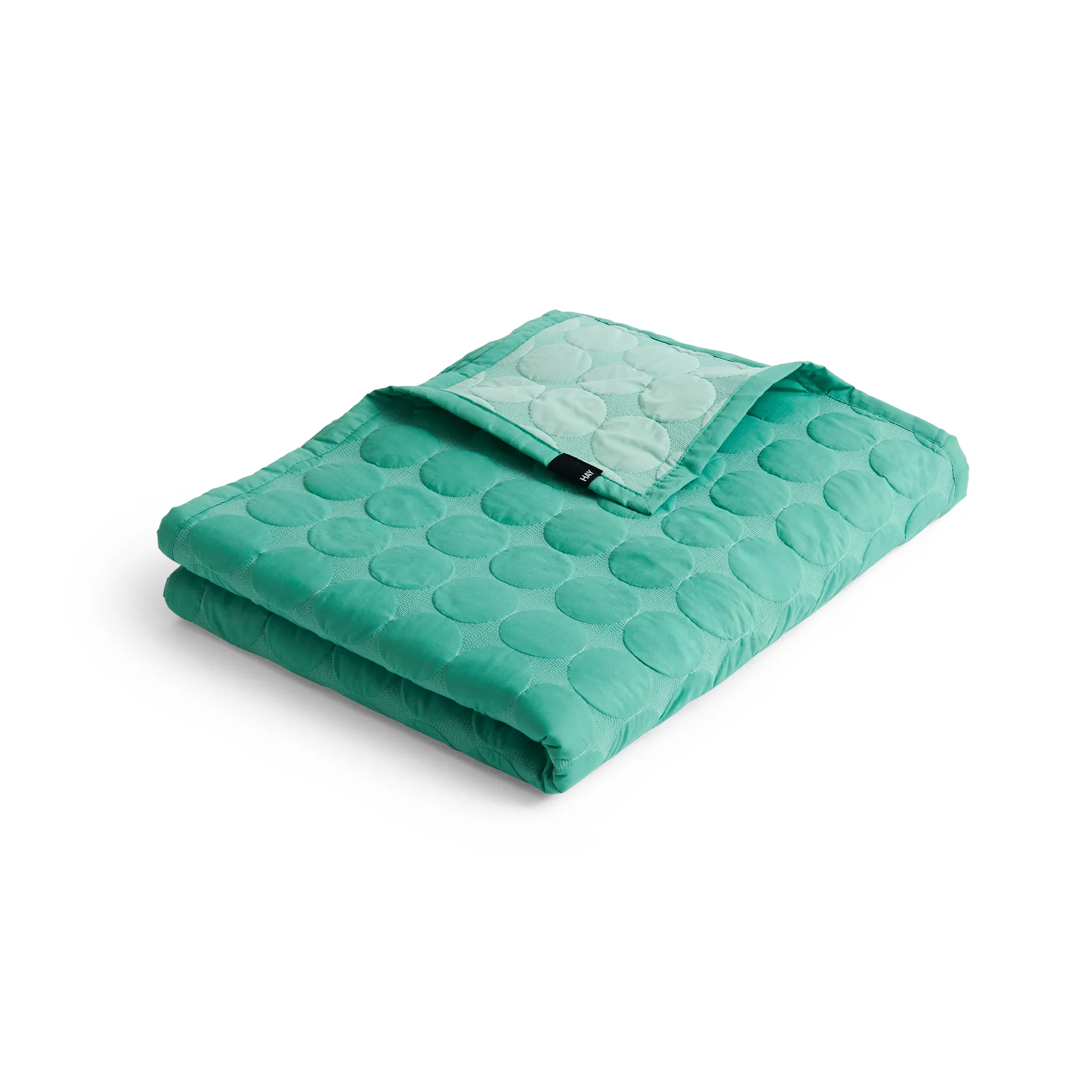 Mega Dot sprei organic 195x245 cm, Sea green HAY