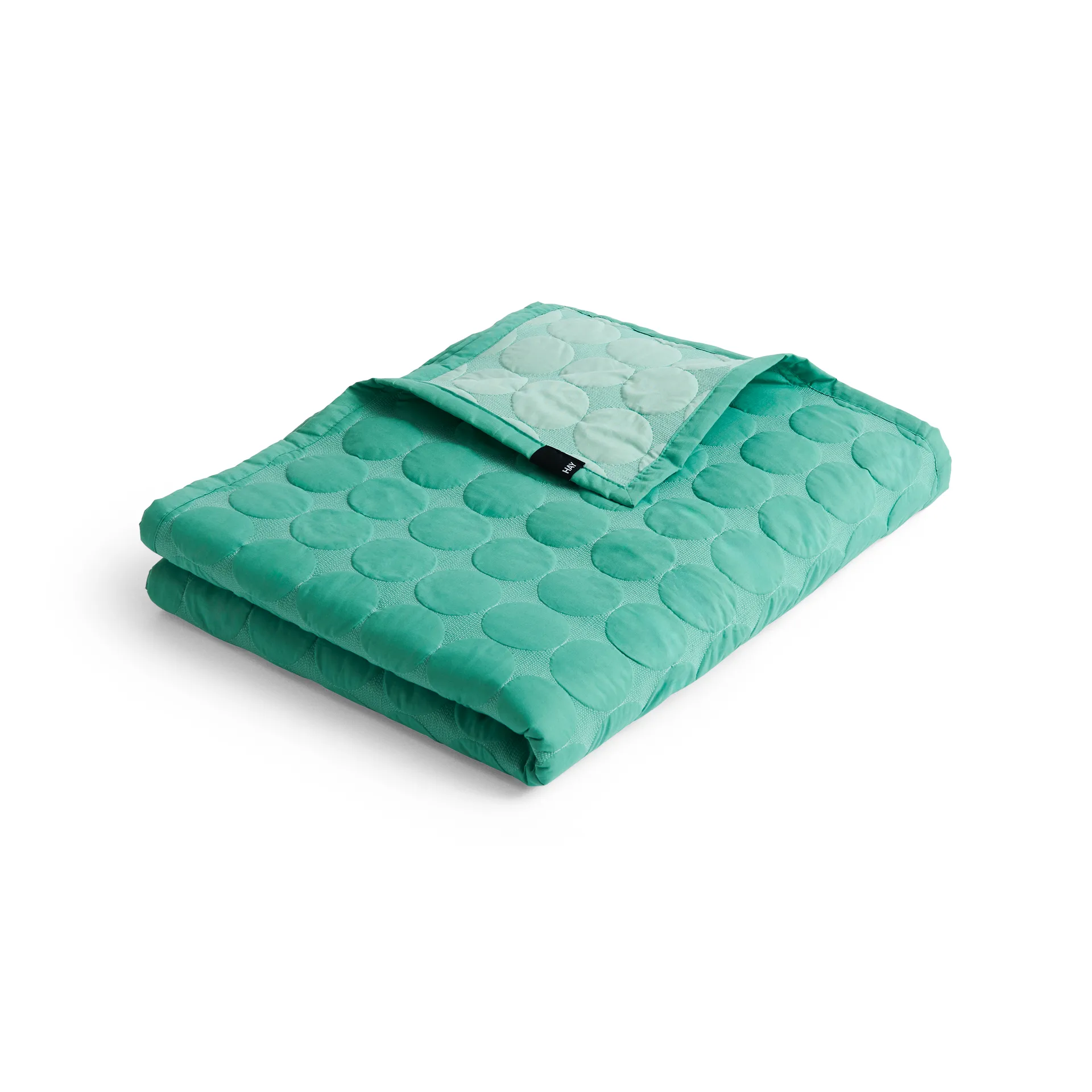 Mega Dot sprei organic 235x245 cm, Sea green HAY