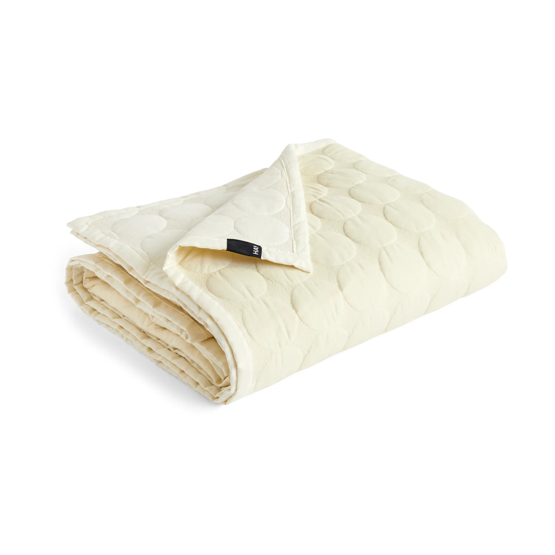 Mega Dot sprei organic 260x260 cm, Ivory HAY