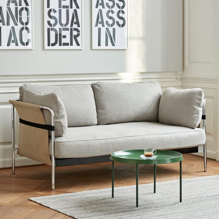 Moiré kelim vloerkleed 140x200 cm, Grijs HAY