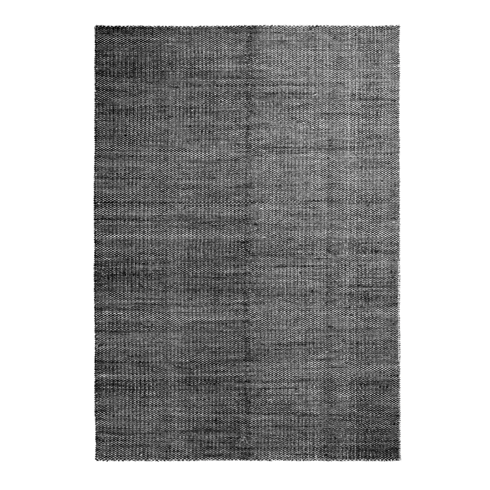 Moiré kelim vloerkleed 170x240 cm, Zwart HAY