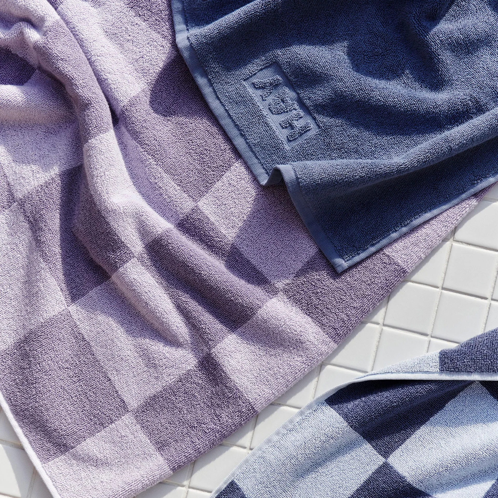 Mono badhanddoek 100x150 cm, Steel blue HAY