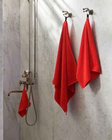Mono handdoek 30x30 cm - Poppy red - HAY