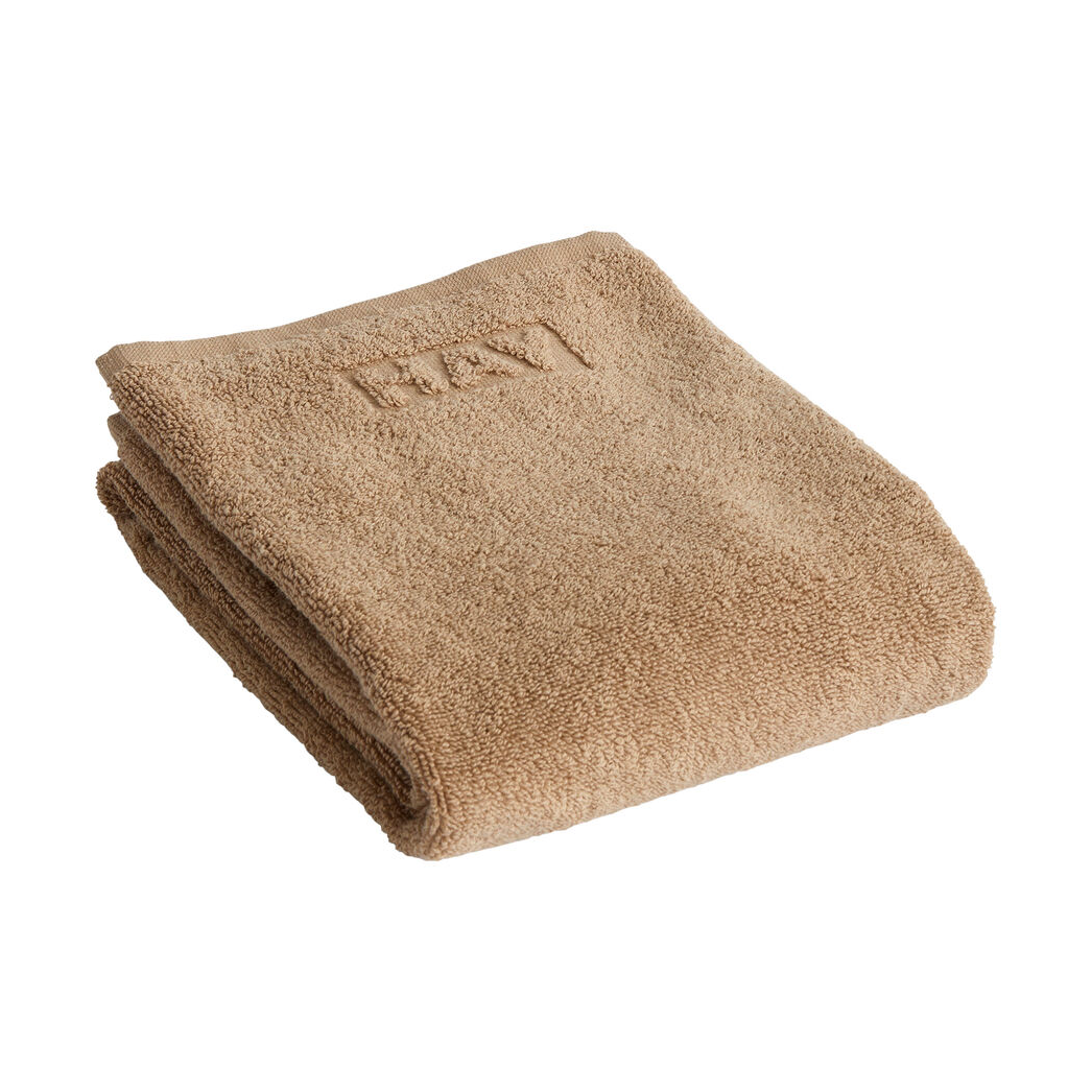 HAY Mono handdoek 50x90 cm Cappuccino | Scandinavisch Interieur | Handdoeken | Bruin