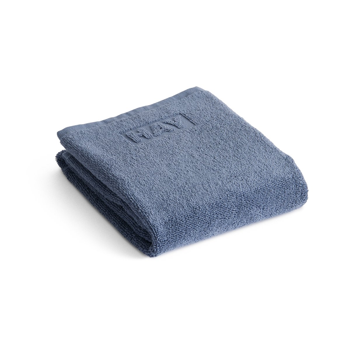 HAY Mono handdoek 50x90 cm Steel blue | Scandinavisch Interieur | Handdoeken | Blauw