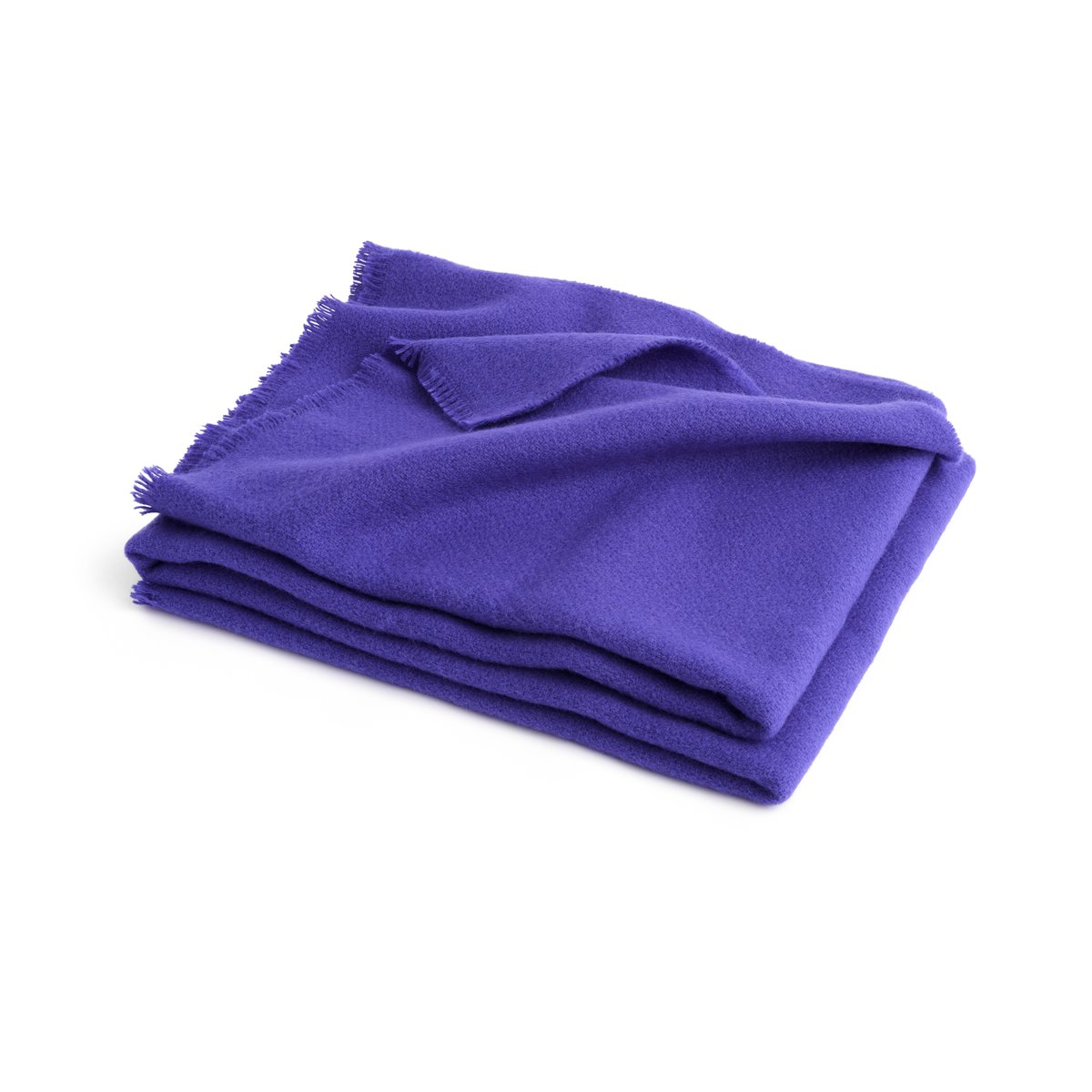 HAY Mono wollen plaid 130x180 cm Deep purple | Scandinavisch Interieur | Wollen dekens & spreien | Paars