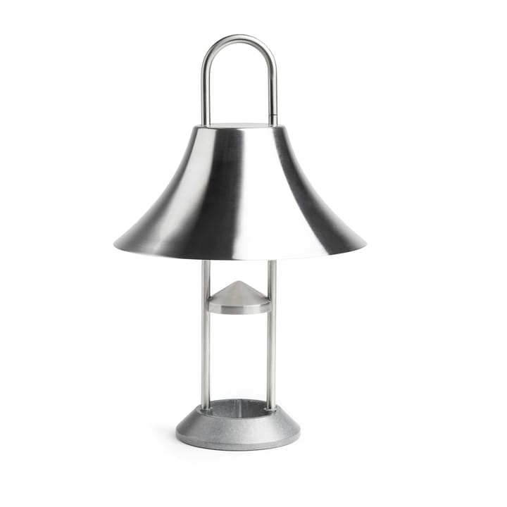 Mousqueton portabele tafellamp 30,5 cm - Brushed stainless steel - HAY